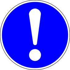Знак M11 Общий предписывающий знак (прочие предписания)