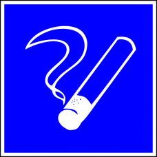 Знак D03 Место курения