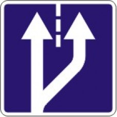 Знак 5.15.3 Начало полосы