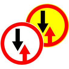 Знак 2.6 Преимущество встречного движения